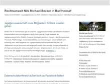 Tablet Screenshot of nilsbecker.de